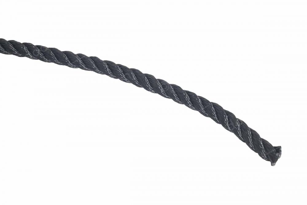 Brodski konop za sidro 10mm 30m crna