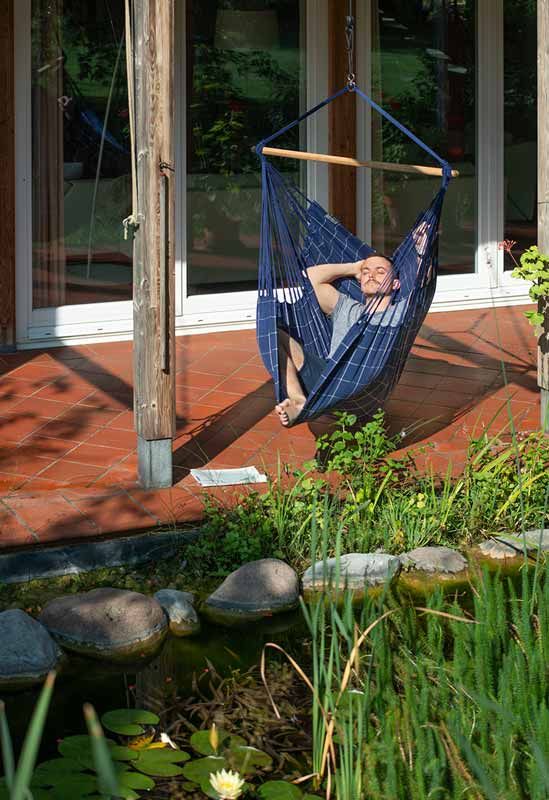 La Siesta viseća stolica Domingo Comfort marine