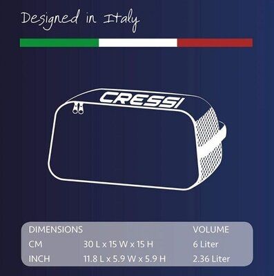 Cressi torba za tenisice Panay plava