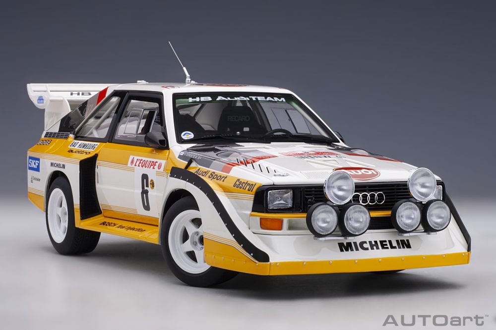 autoart audi sport s1 quattro rally 118