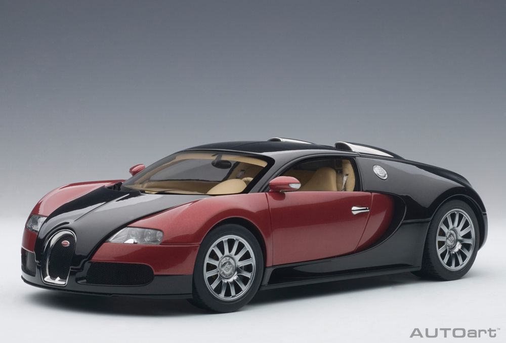 autoart bugatti veyron 118 crven