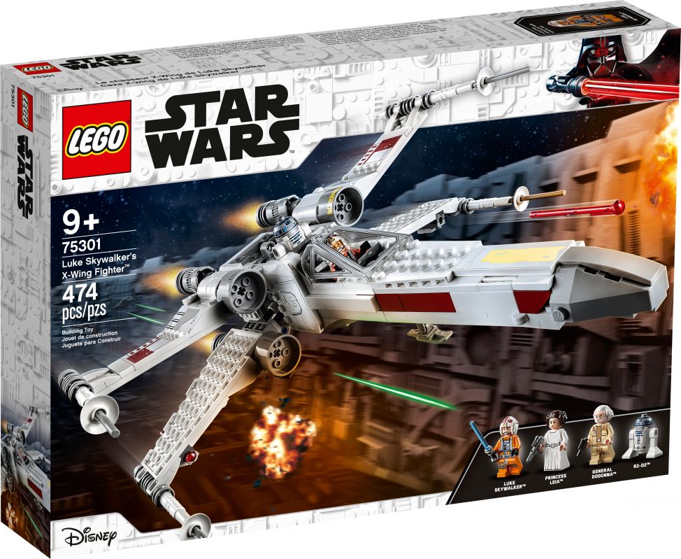 lego star wars lovac x wing lukea skywalkera  75301