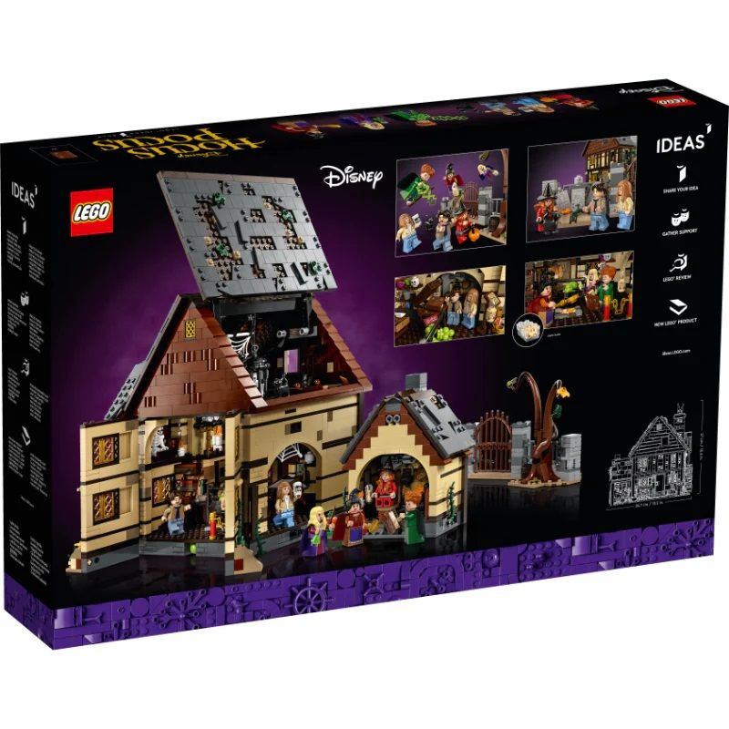 LEGO® Disney™ Koliba sestara Sanderson 21341