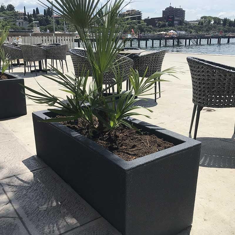 Roto cvjetna posuda Tango granit L