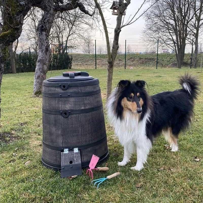 roto komposter imitacija drva