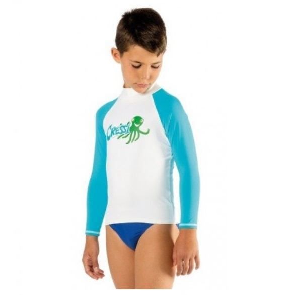 Cressi rash guard za djecu - dugi rukavi bijela 8 godina