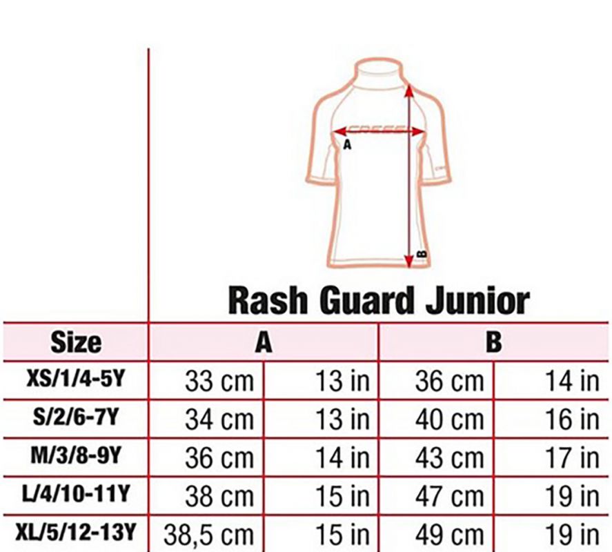 Cressi rash guard za djecu - kratki rukavi plava 8