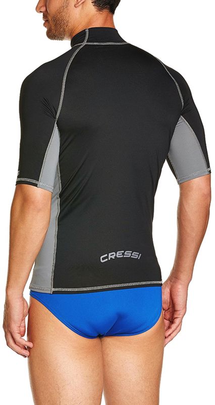 Cressi rash guard za muškarce - kratki rukavi crna S