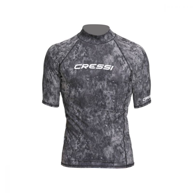 cressi rash guard za muskarce kratki rukavi kamuflaza