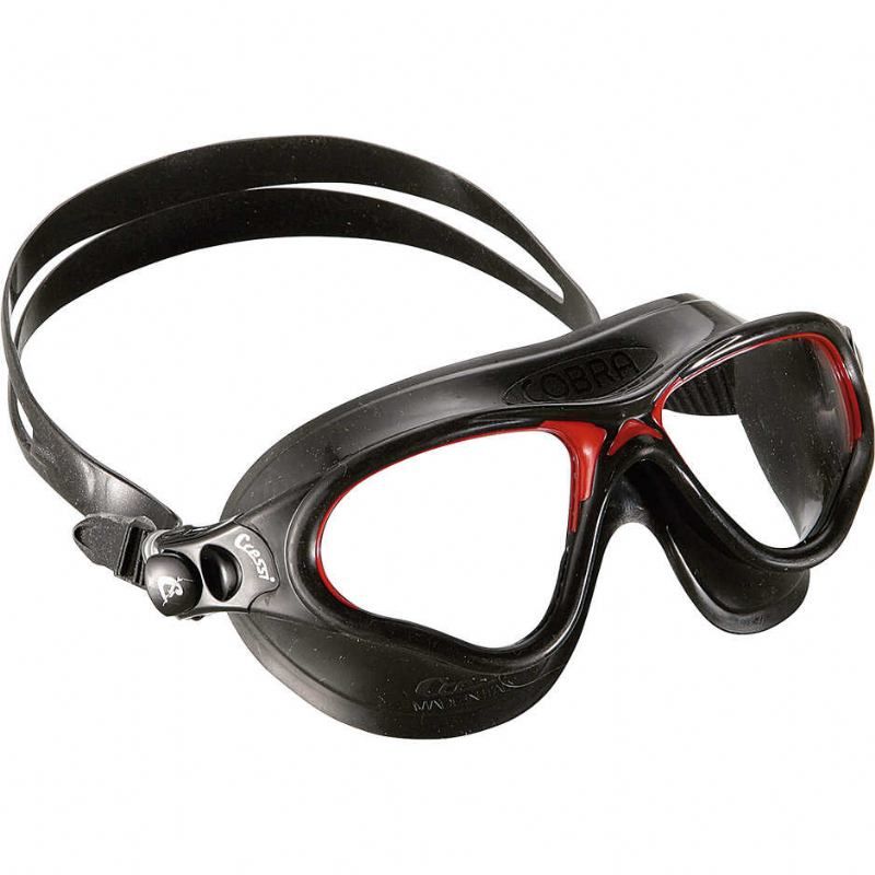 Cressi Sub naočale za plivanje Cobra crna/crvena