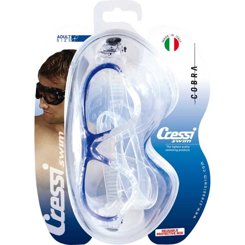 Cressi Sub naočale za plivanje Cobra transparentna/plava