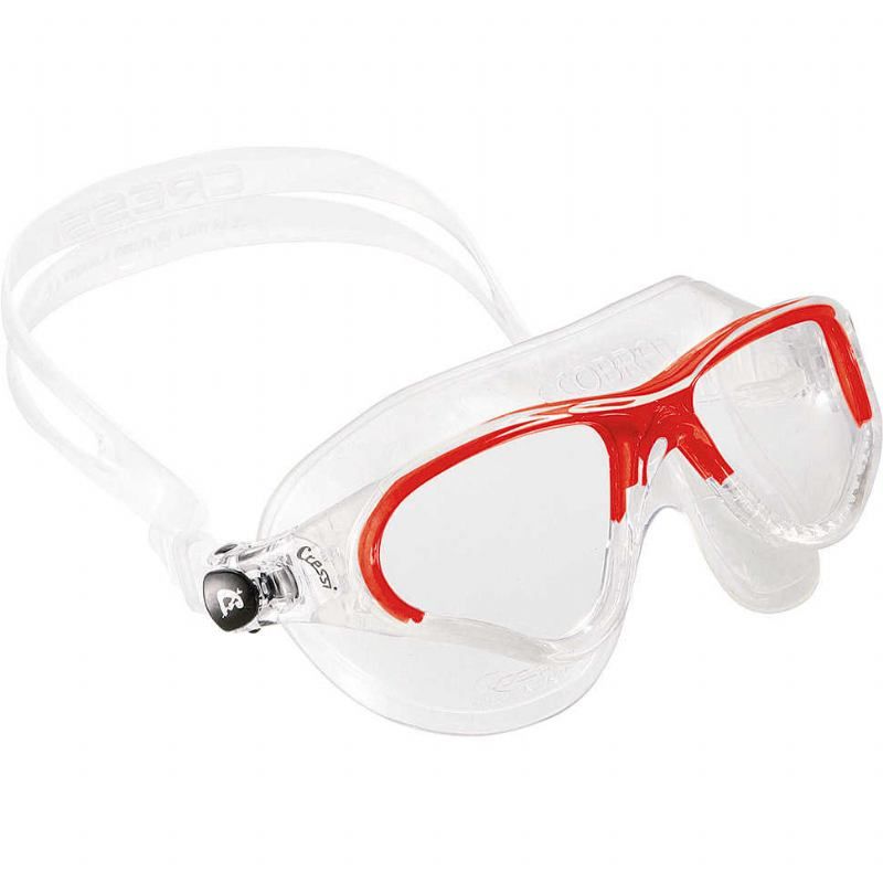 Cressi Sub naočale za plivanje Cobra transparentna/crvena