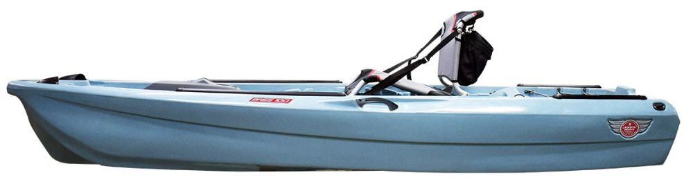 Jonny Boats Bass 100 kajak za ribolov plavo siva
