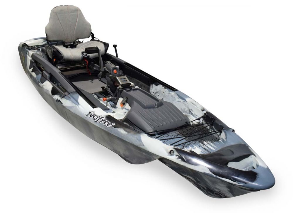 Kajak za ribolov Feelfree Dorado OverdriveMotordrive pogon winter camo