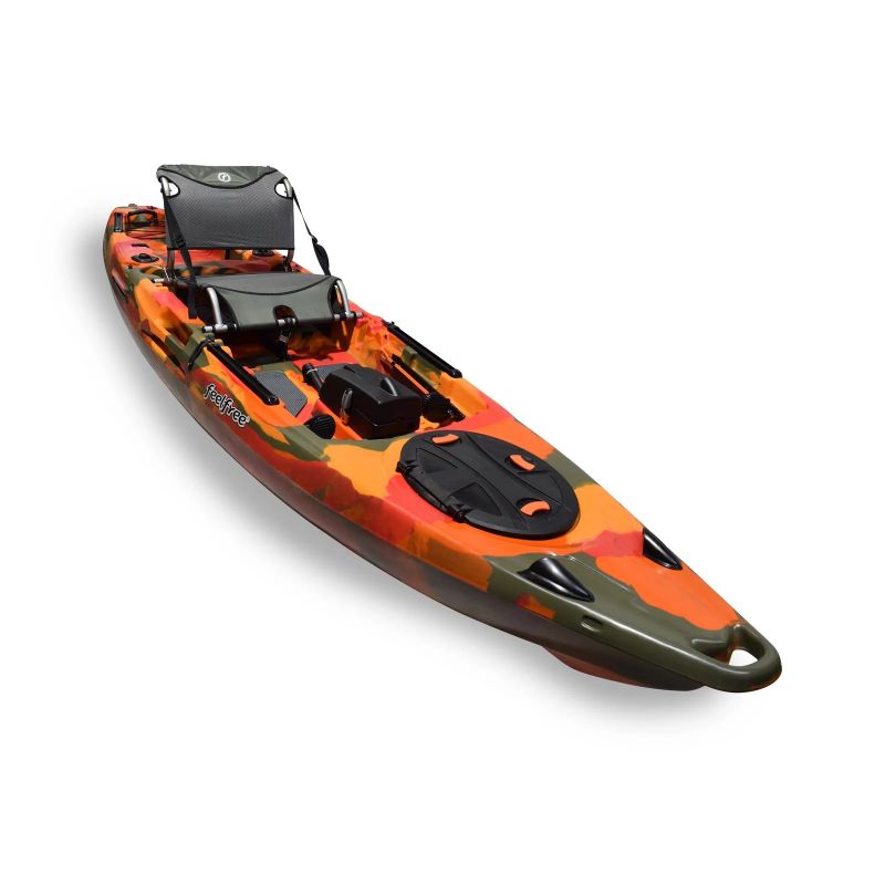Kajak za ribolov Feelfree Moken 12.5 v2 orange camo