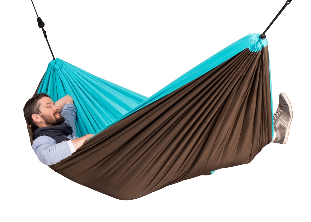 La Siesta prošivena viseća ležaljka Colibri tirkizna