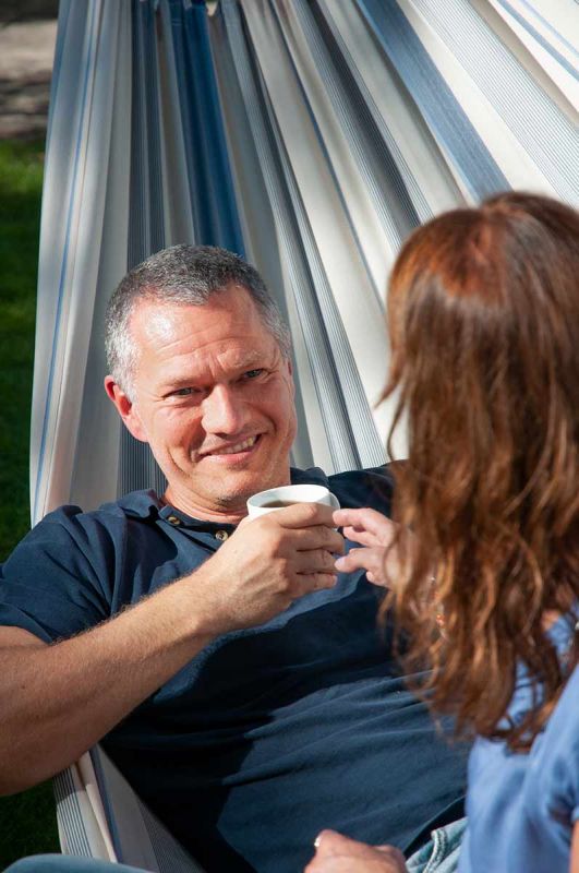 La Siesta viseća mreža za ležanje Brisa Double sea salt