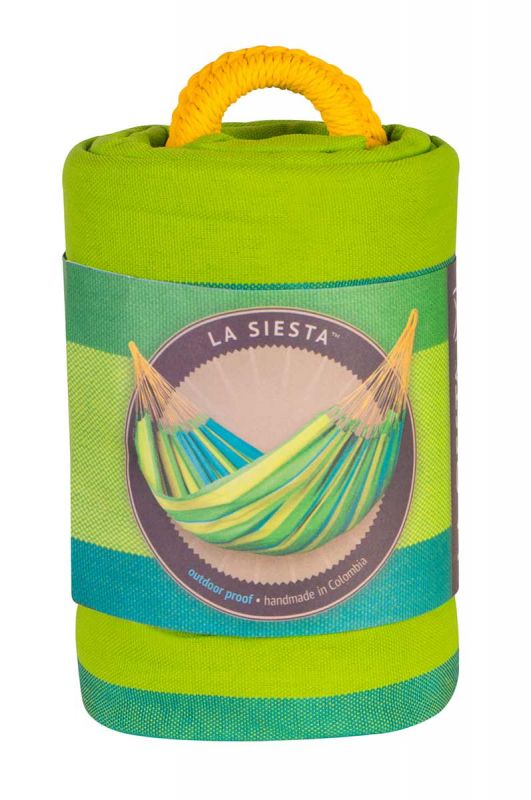 La Siesta viseća mreža za ležanje Sonrisa limeta zelena