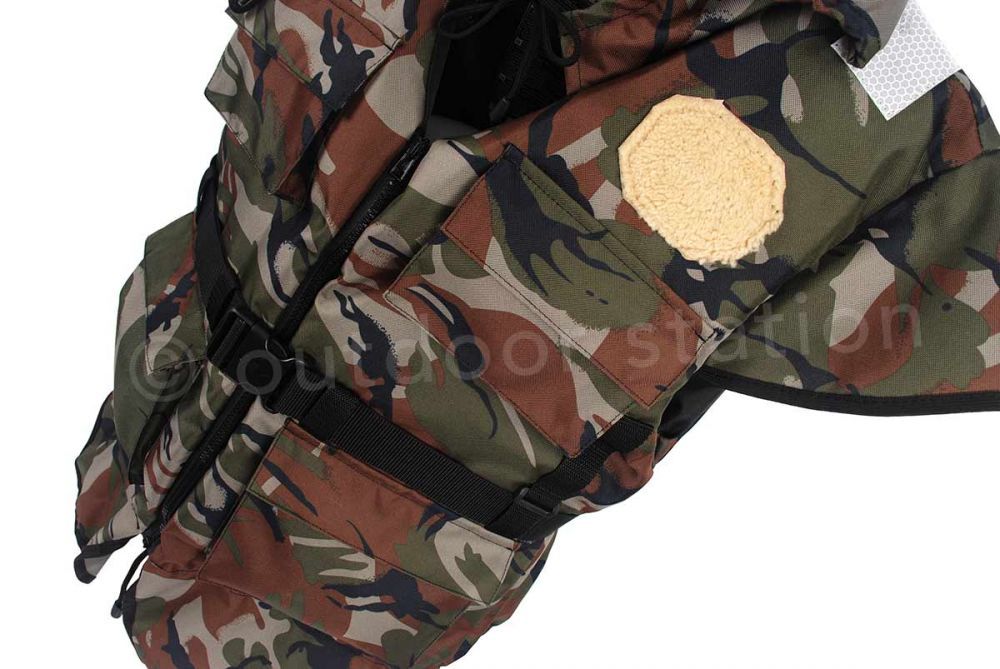 Prsluci za ribolov Aquarius Camo Advance desert camo XL