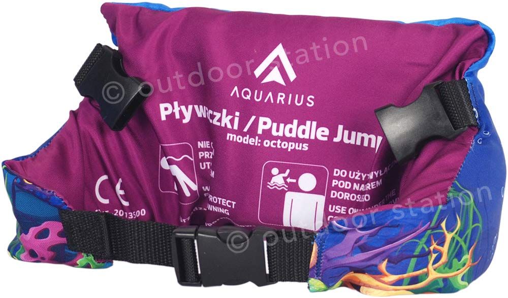 Prsluk za plivanje za djecu 3u1 Aquarius jumper hobotnica