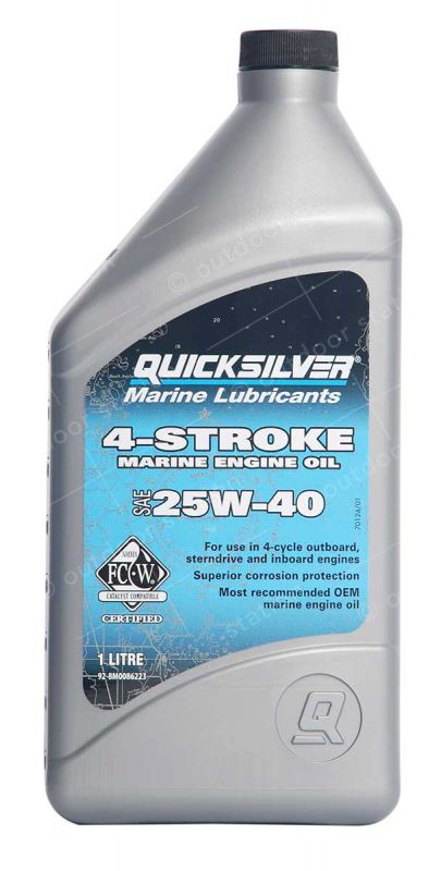 Quicksilver 25w40 motorno ulje za 4T benzinske motore 1 l