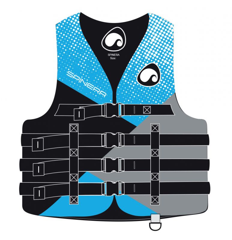 Prsluk za spašavanje Jet Ski Deluxe Nylon 50N blue S