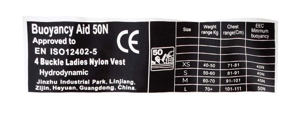 Prsluk za spašavanje Jet Ski Deluxe Nylon 50N pink S