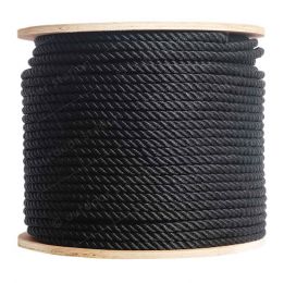 Brodski konop za sidro 10mm 15m crna