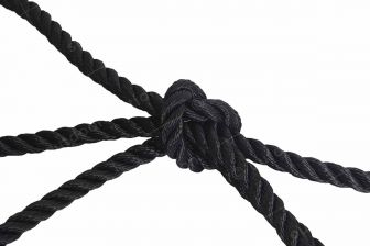 Brodski konop za sidro 10mm 30m crna