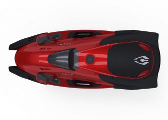 iAqua podvodni skuter SeaDart MAX+ Portside crvena