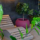 Roto cvjetna posuda Swing visoka granit L