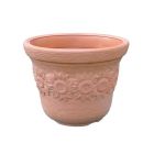 Roto okrugla tegla za cvijeće Planika terakota M