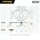 CRESSI Allround maska ​​za ronjenje Matrix zelena