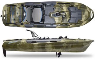 3waters kajak za ribolov Big Fish 108 + pedale Terra Camo