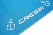 Cressi pamučni ručnik za plažu 180 x 90 cm svijetlo plavi