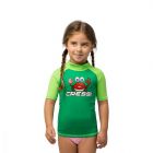 Cressi rash guard Crabby za djecu - kratki rukav 3-4 kivi