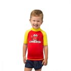 Cressi rash guard Crabby za djecu - kratki rukav 5-6 crvena
