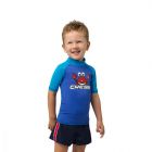 Cressi rash guard Crabby za djecu - kratki rukav 5-6 plava