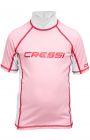 Cressi rash guard za djecu - kratki rukavi ružičasta 8-9