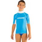 Cressi rash guard za djecu - kratki rukavi plava 4
