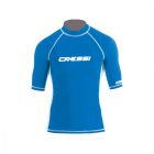 Cressi rash guard za muškarce - kratki rukavi plava XXL