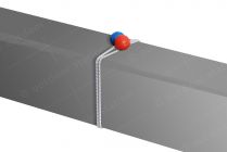 Elastični zaklop s kuglicama 50cm