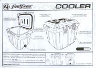 Feelfree prijenosni hladnjak Cooler 45L lime camouflage