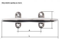 Inox bitva za privez barke ili broda 125x42x26mm