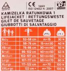 Prsluk za spašavanje Aquarius narančast S 60N