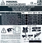 Sigurnosni prsluk Aquarius MQ PRO L/XL 70N Crveni