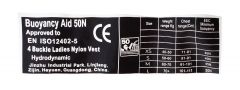 Prsluk za spašavanje Jet Ski Deluxe Nylon 50N pink S