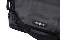 Vodootporna torba Feelfree Runner EX messenger L Crna