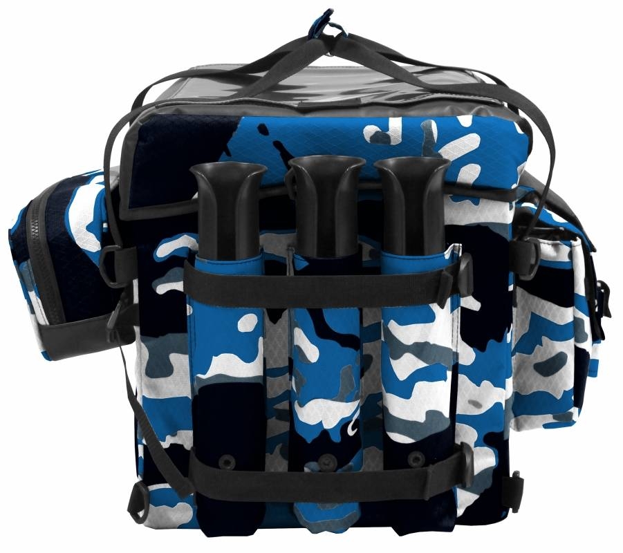 Torba za ribolov FeelFree Camo Crate Bag 76L blue camo