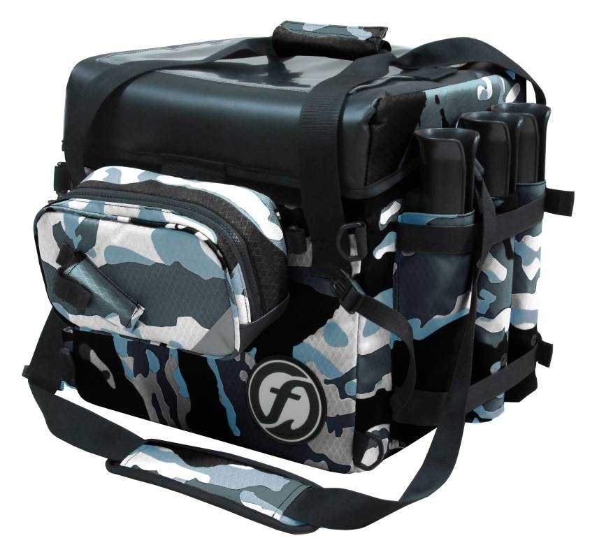 torba za ribolov feelfree camo crate bag 76l winter camo CBWC